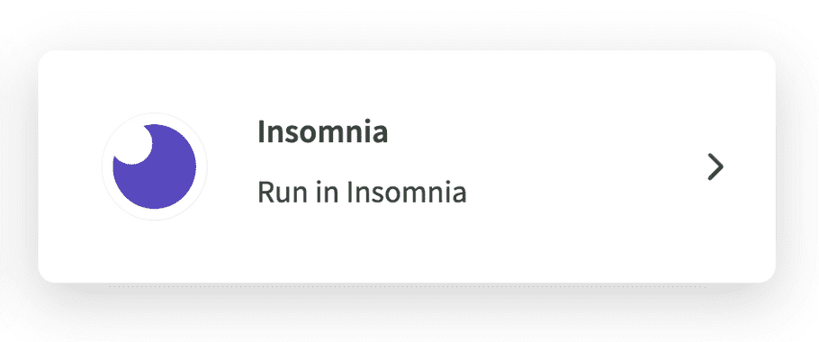 Run in Insomnia Screenshot